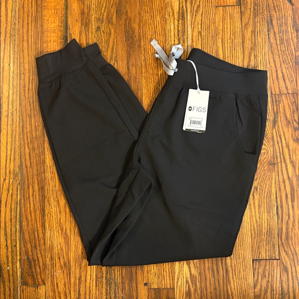 Figs Black Track Pants - Picture 3 of 4